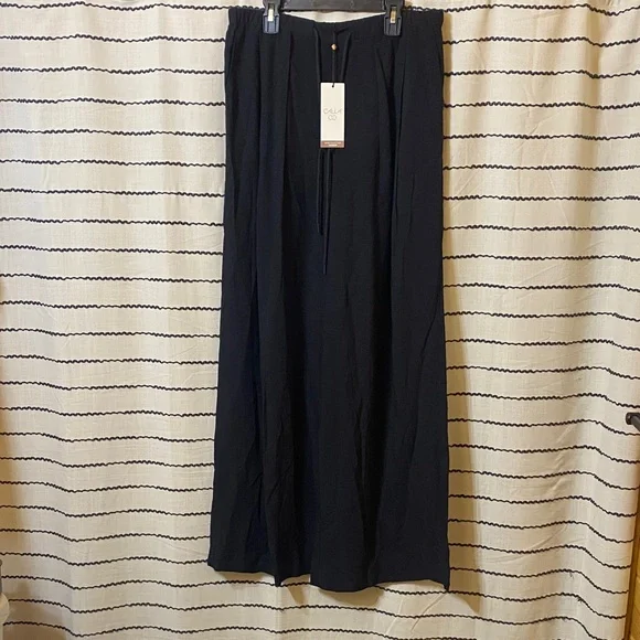 CALIA by Carrie Underwood Black Beach Pants/Coverup with pockets - Picture 1 of 5
